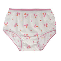 BLAZON Toddlers/Kids/Baby Girls Junior Panty White| 100% Super Combed Cotton Knits Hosiery | Floral Print | Combo Pack of 6 | Sizes: 45cm, 50cm, 55cm, 60cm, 65cm, 70cm, 75cm