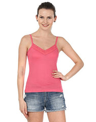 Blazon Women's Camisole Set Of 3 ( White, Turquiose, Dark Pink )