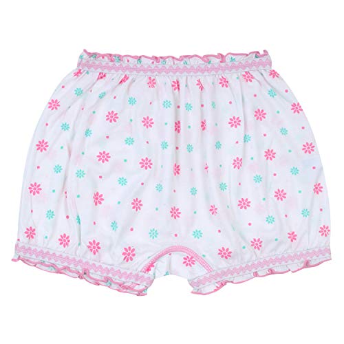 BLAZON Toddlers/Girls Cotton Hosiery Bloomer Shorts Combo Pack of 3 White Printed (Availabe Sizes: 60cm, 65cm, 70cm, 75cm)