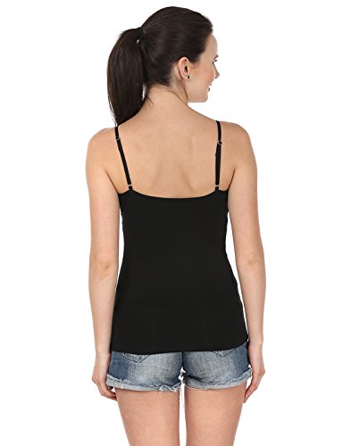 BLAZON Women's Camisole Pack of 3 (Black, Beige, White)