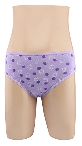 BLAZON Women's Hipster Printed Panty Pack of 3 (Telemagenta, Pearl Violet, Pastel Turquoise)