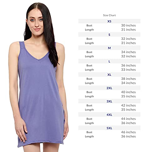 BLAZON Women's Cotton Hosiery Selfie Midi Slip Combo Pack of 2 (Available Sizes: XS, S, M, L, XL, 2XL, 3XL, 4XL, 5XL) - Lavender, Old Rose