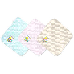 Blazon Reusable Unisex Baby Cloth Wipes - Blue Pink Brown