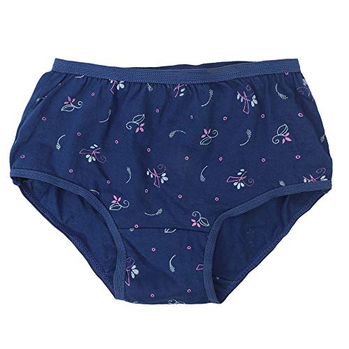 BLAZON Toddlers/Kids/Baby Girls Junior Panty Dark Base| 100% Super Combed Cotton Knits Hosiery | Floral Print | Combo Pack of 6 | Sizes: 45cm, 50cm, 55cm, 60cm, 65cm, 70cm, 75cm