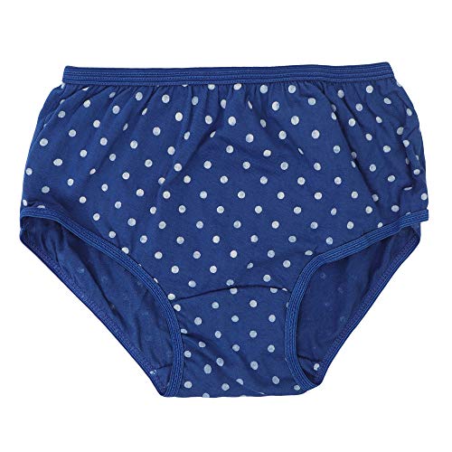 BLAZON Toddlers/Kids/Baby Girls Junior Panty Dark Base| 100% Super Combed Cotton Knits Hosiery |Polka Print | Combo Pack of 6 | Sizes: 45cm, 50cm, 55cm, 60cm, 65cm, 70cm, 75cm