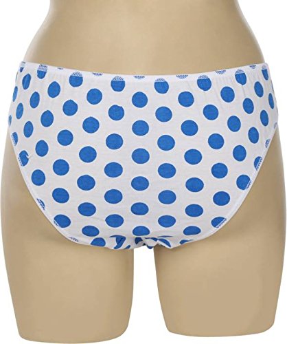 BLAZON Women's Hipster White Panty Pack of 3